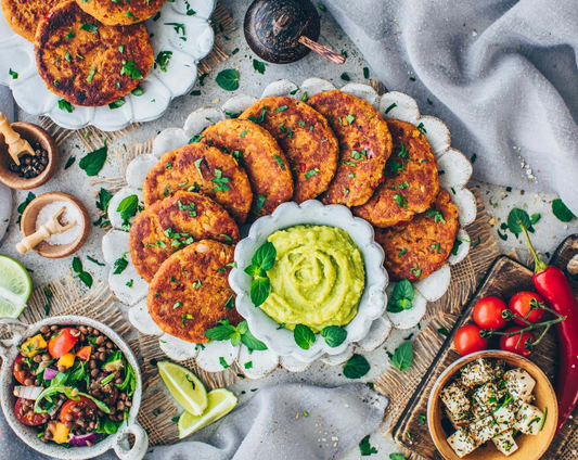 Lentil Patties with Chilli Mango Sauce - Don's Gut Health Recipe