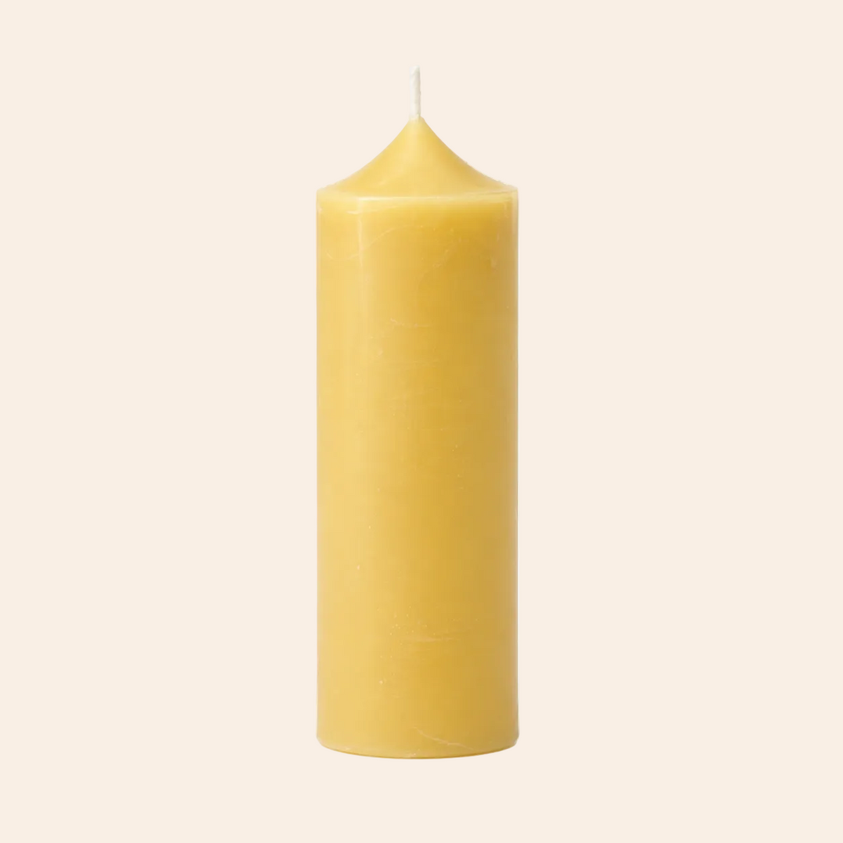Lulu Beeswax Pillar Candle | LOVE ALLY