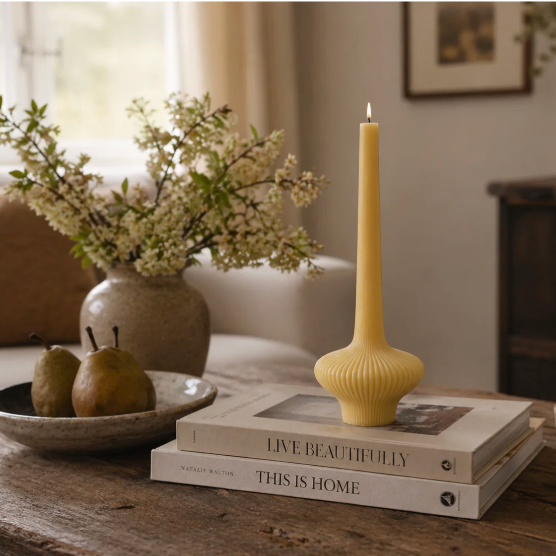 Lucia Beeswax Candle | LOVE ALLY