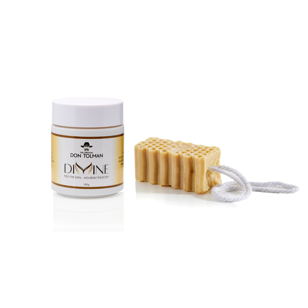 Divine Face & Body Butter + Honeycomb Soap-On-A-Rope