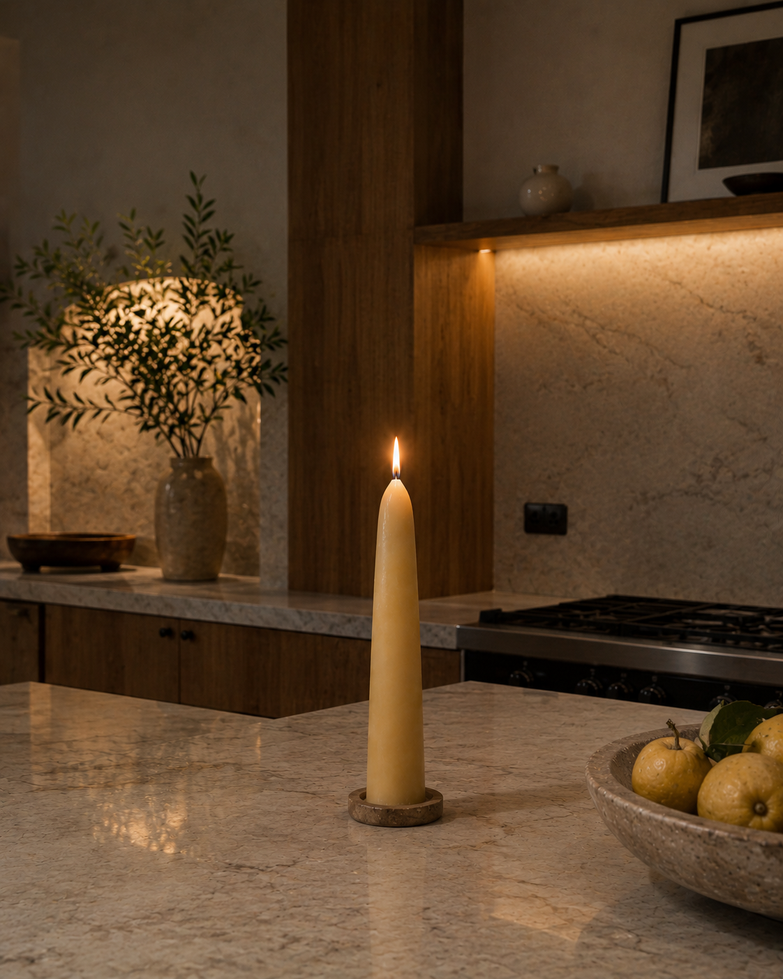 Nina Stubby Beeswax Candle | Love Ally