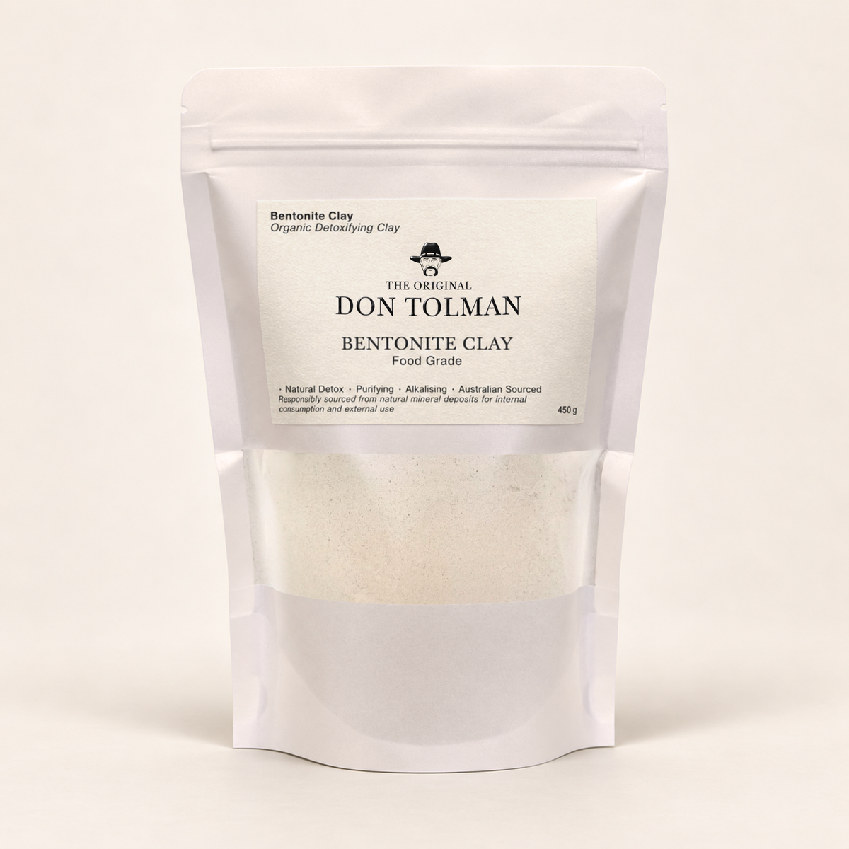 Bentonite Clay 450g | Australian Food Grade Organic